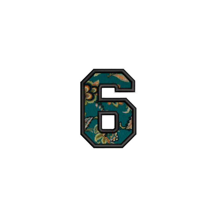 Embroidery Patches - Iron on, Floral Green - Just Adore