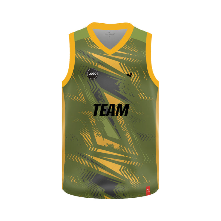 Natural colors full printed basketball team jerseys, MOQ 6 Pcs - Just Adore