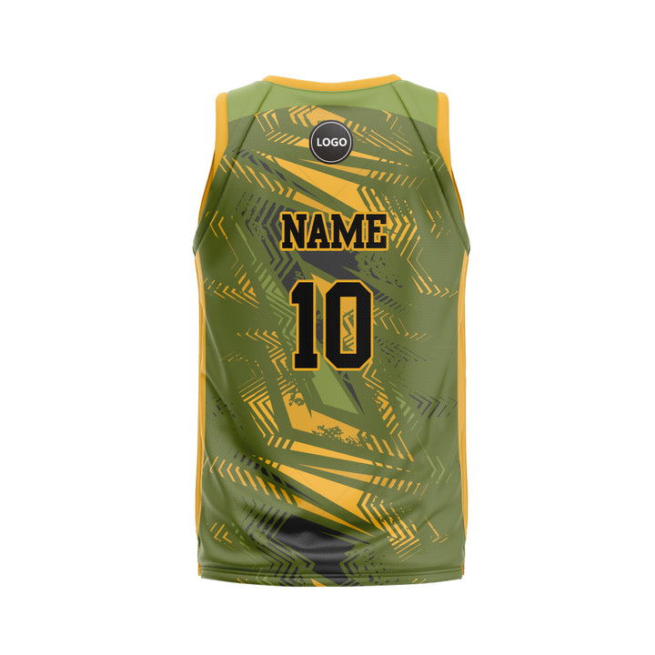 Natural colors full printed basketball team jerseys, MOQ 6 Pcs - Just Adore