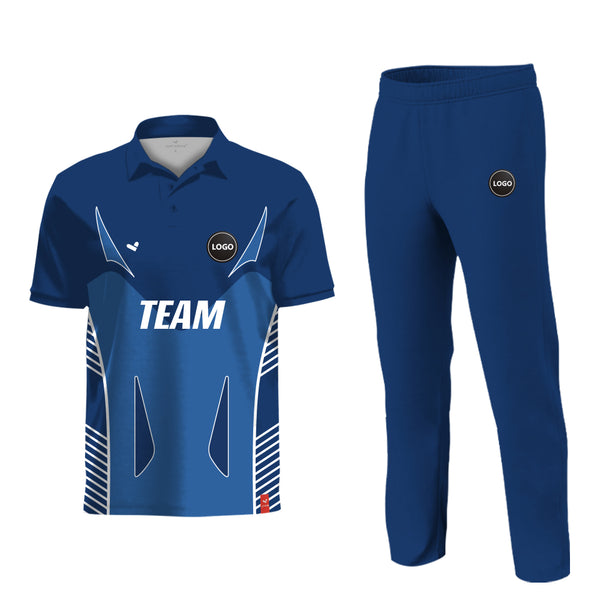 Cricket-Team-Uniform-Set – Sublimationstrikot mit schlichter Hose – Mindestbestellmenge 11 Sets