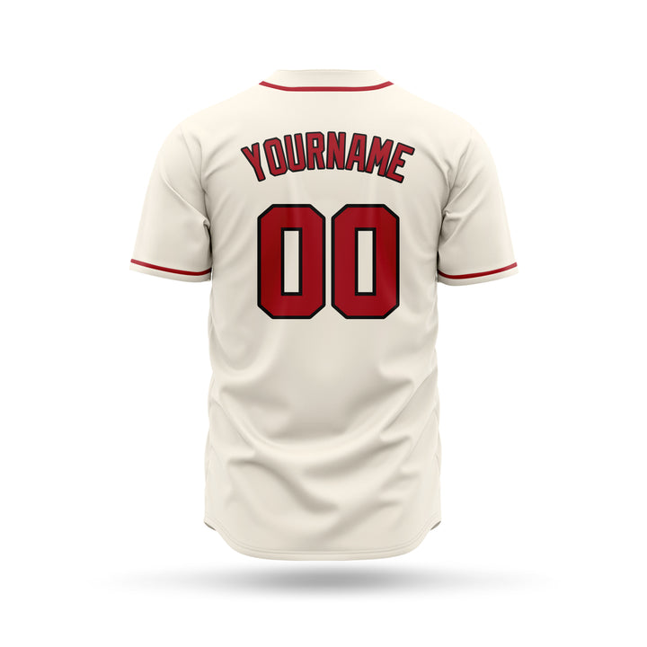 Baseball Team Jersey with personalized name and number, MOQ - 9 Pcs - Just Adore