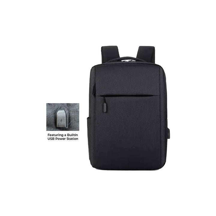 Premium Laptop bag with Built-in USB Power Station, Blank - Just Adore