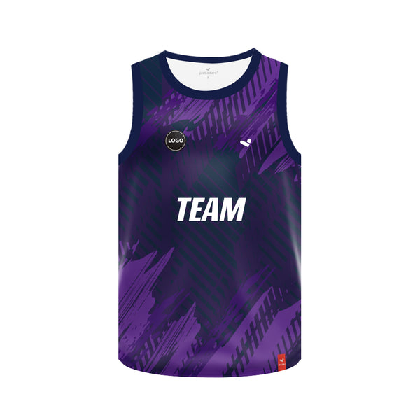 Purple Full sublimation Sports dri-fit jersey, MOQ 6 Pcs - Just Adore