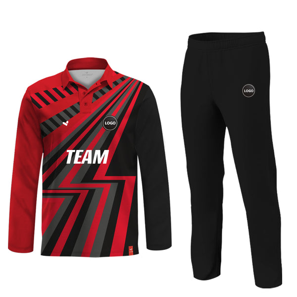 Cricket-Team-Uniform-Set – Sublimationstrikot mit schlichter Hose – Mindestbestellmenge 11 Sets