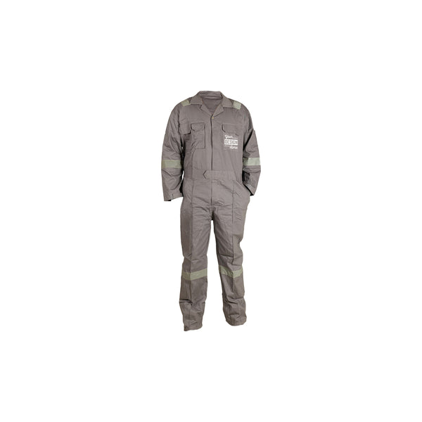 Cotton Coverall with Reflective, Unisex