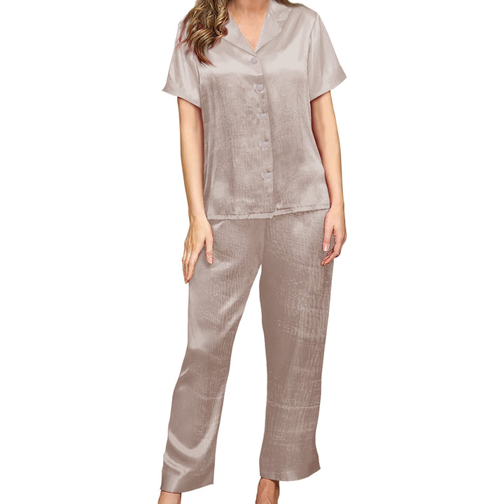 Pajama Set, Crepe Satin - Just Adore