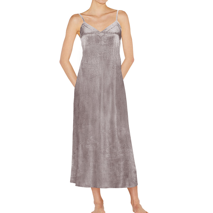 Slip Dress Long – Crepe Satin - Just Adore