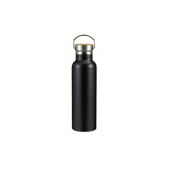 Stainless Steel Flask with Bamboo Lid, Blank - Just Adore