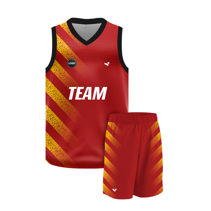 Navy color Full sublimation Basketball Team Jersey and shorts, MOQ 6 Pcs - Just Adore