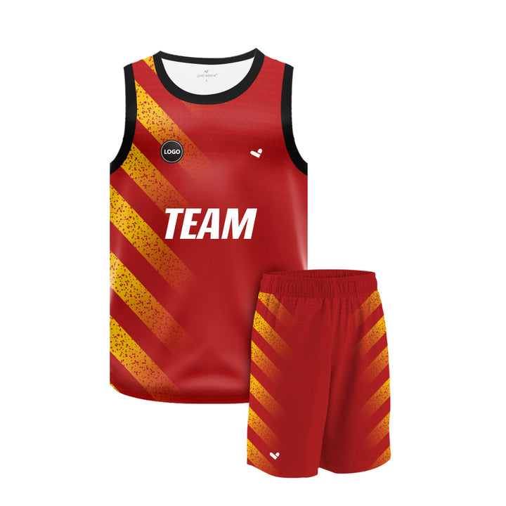 Navy color Full sublimation Basketball Team Jersey and shorts, MOQ 6 Pcs - Just Adore