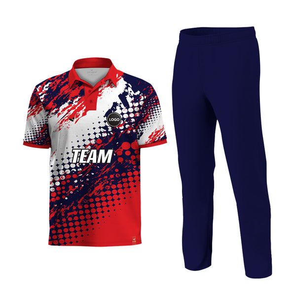 Cricket Uniform with name and number, Printed jersey and Plain Pant - MOQ 11 Sets - Just Adore