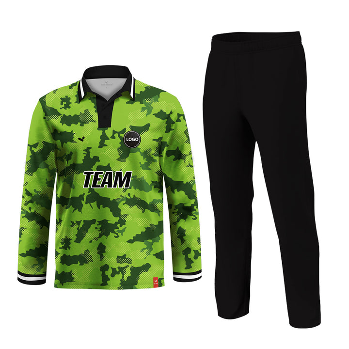 Sublimated Cricket Shirts with Plain Pant - MOQ 11 Sets - Just Adore