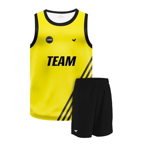 Full sublimation Basketball Jersey and Plain shorts, MOQ 6 Pcs - Just Adore