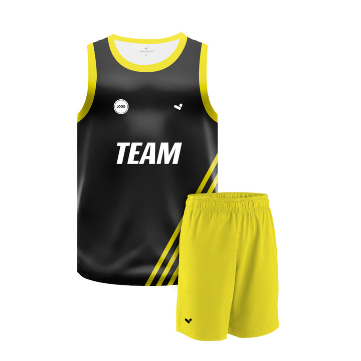 Full sublimation Basketball Jersey and Plain shorts, MOQ 6 Pcs - Just Adore