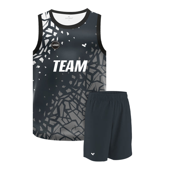 Sustainable Basketball Team jersey and shorts, MOQ 6 Pcs