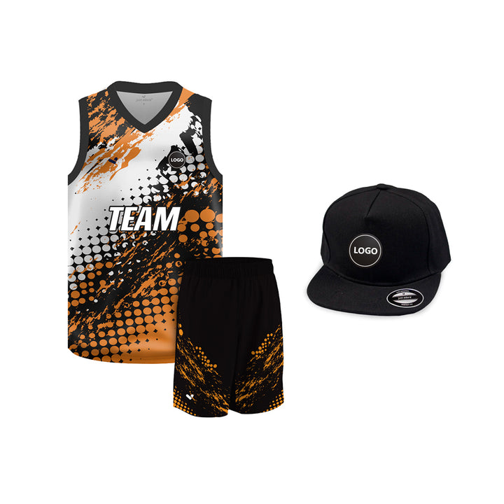 Digital printed Basketball Team Uniform Jersey and Shorts - MOQ 6 Pcs - Just Adore