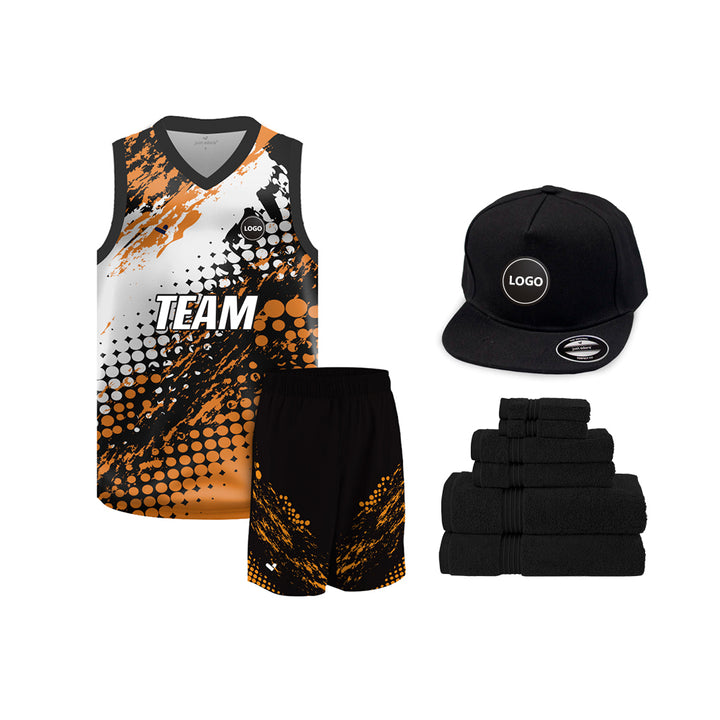 Digital printed Basketball Team Uniform Jersey and Shorts - MOQ 6 Pcs - Just Adore