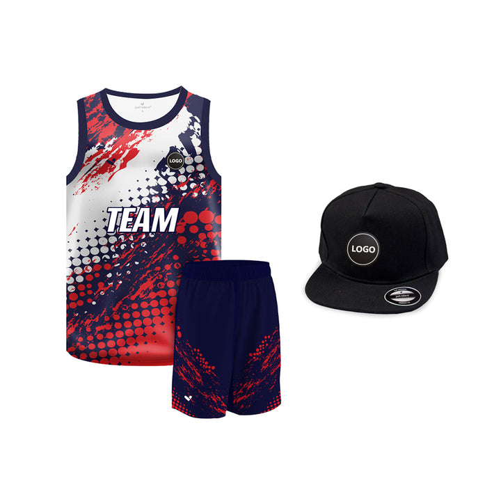 Digital printed Basketball Team Uniform Jersey and Shorts - MOQ 6 Pcs - Just Adore