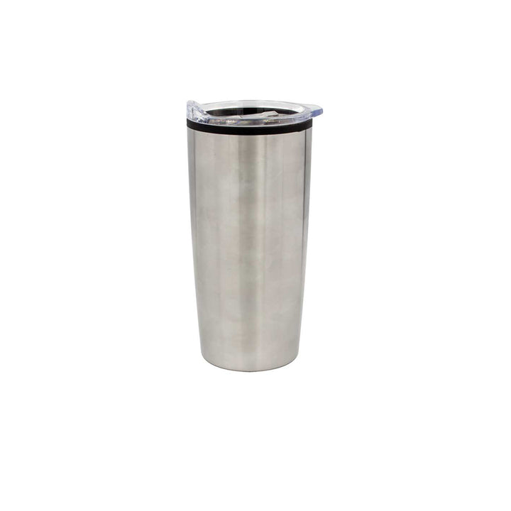 Double-Wall Travel Mugs with Clear Lid, Blank - Just Adore