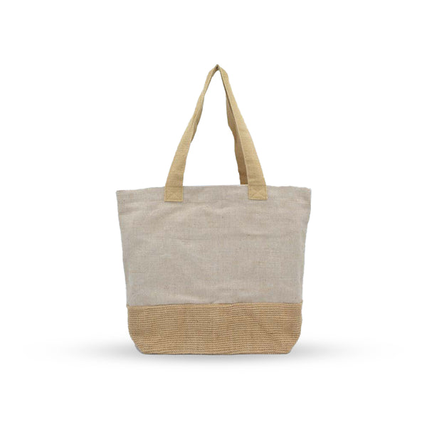 Two Tone Juco with Canvas Bag, Blank