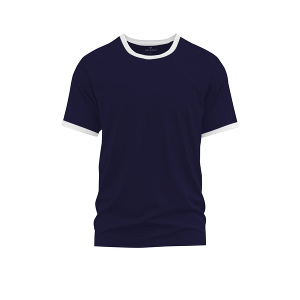 Two Tone Round neck Tshirts - Unisex, Blank
