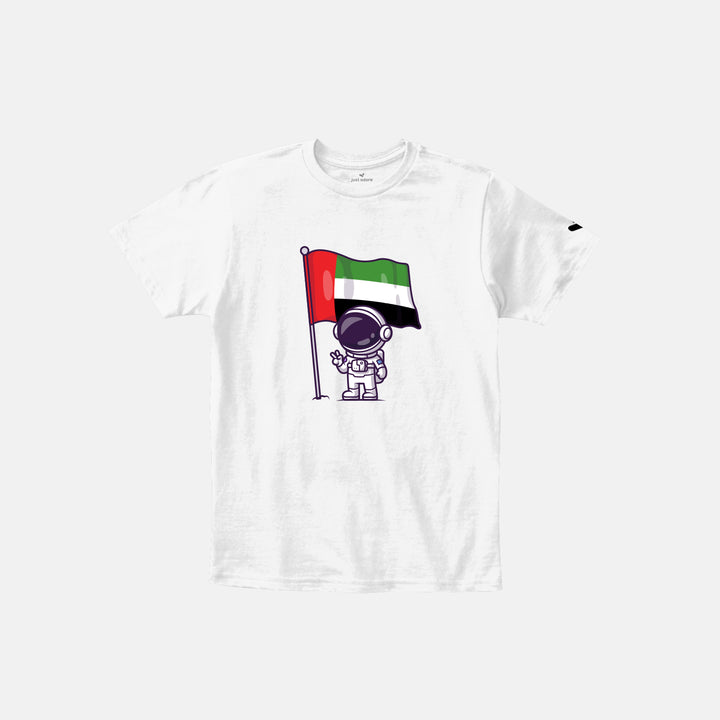 UAE Space Astronaut T-Shirt - White, Kids - Just Adore