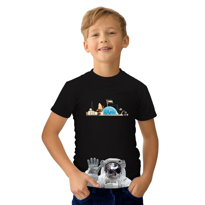 UAE Space Kids tshirt, Black - Just Adore