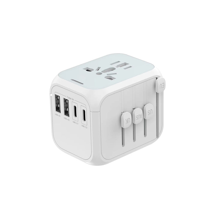 Universal Travel Adapter 2024, Supports 190+ Countries, Heavy Duty 2000W High Power Compatible - Just Adore