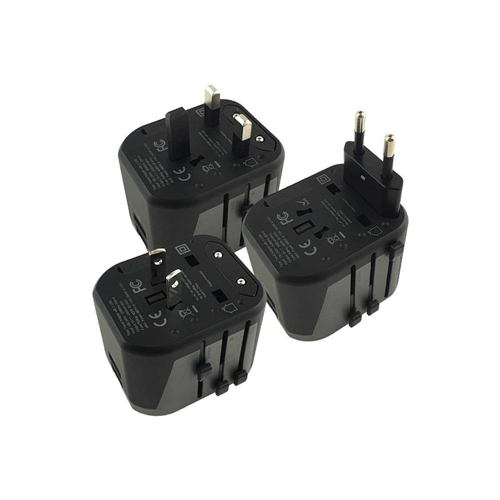 Universal Travel Adapter with 2 USB Port and Power Socket Worldwide Plugs - Just Adore