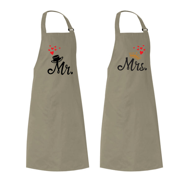 Mr and Mrs Couple's Apron