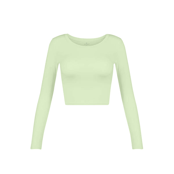 Women Crop Top long sleeve Tshirts, Blank