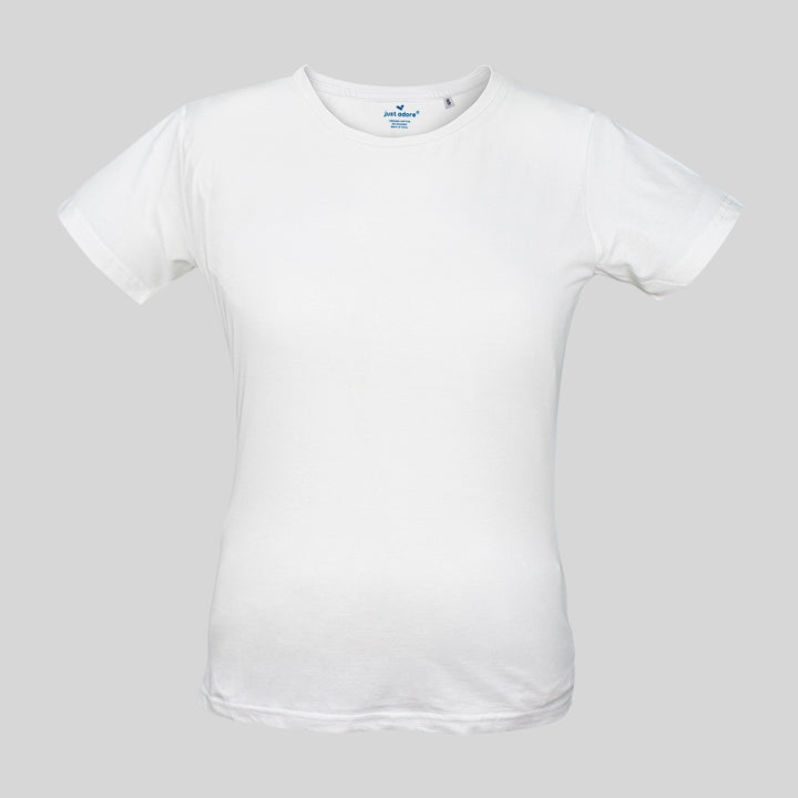 Women - Organic Cotton Round Neck - Just Adore