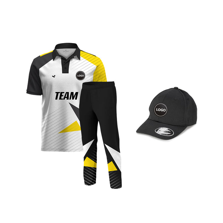 Full Sublimation Printed Cricket Team Uniform set , MOQ - 11 Sets - Just Adore