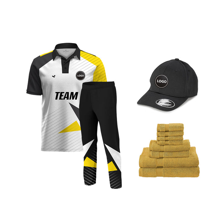 Full Sublimation Printed Cricket Team Uniform set , MOQ - 11 Sets - Just Adore