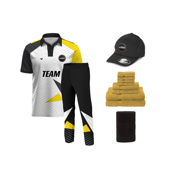 Full Sublimation Printed Cricket Team Uniform set , MOQ - 11 Sets - Just Adore