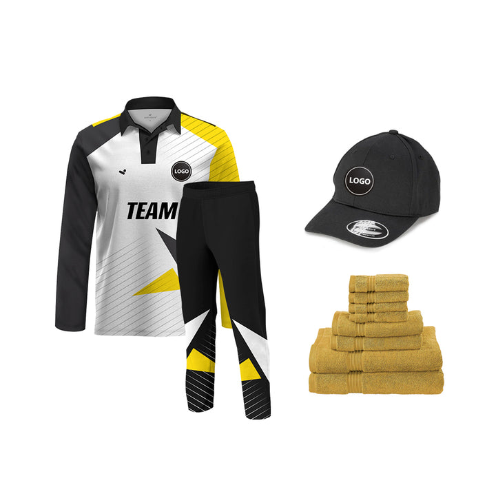 Full Sublimation Printed Cricket Team Uniform set , MOQ - 11 Sets - Just Adore