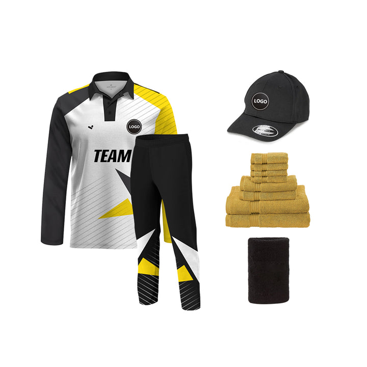 Full Sublimation Printed Cricket Team Uniform set , MOQ - 11 Sets - Just Adore