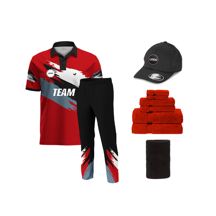 Digital Printed Cricket Team Uniform Set - Full Sublimation, MOQ - 11 Sets - Just Adore