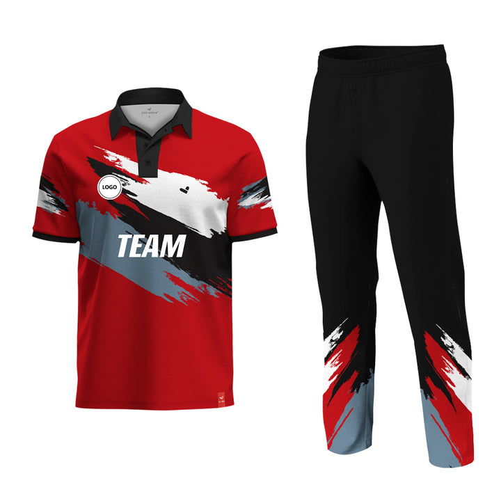 Digital Printed Cricket Team Uniform Set - Full Sublimation, MOQ - 11 Sets - Just Adore