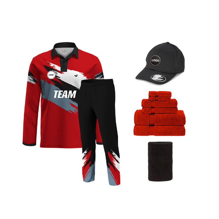 Digital Printed Cricket Team Uniform Set - Full Sublimation, MOQ - 11 Sets - Just Adore