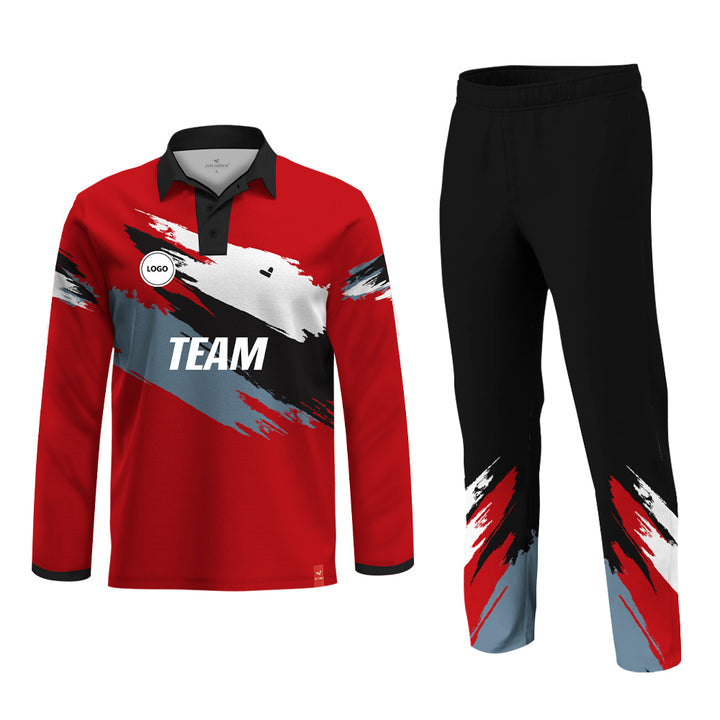 Digital Printed Cricket Team Uniform Set - Full Sublimation, MOQ - 11 Sets - Just Adore