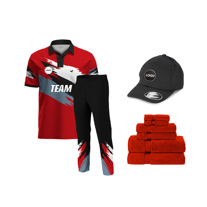 Digital Printed Cricket Team Uniform Set - Full Sublimation, MOQ - 11 Sets - Just Adore