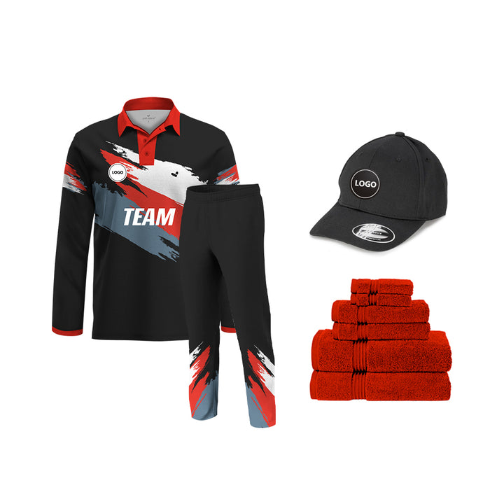 Digital Printed Cricket Team Uniform Set - Full Sublimation, MOQ - 11 Sets - Just Adore