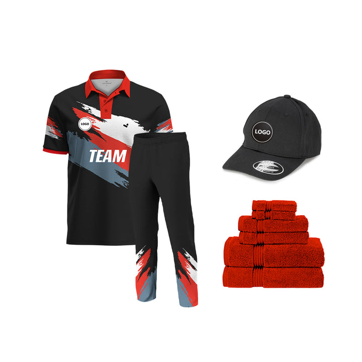 Digital Printed Cricket Team Uniform Set - Full Sublimation, MOQ - 11 Sets - Just Adore