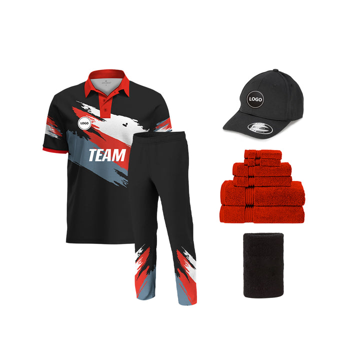 Digital Printed Cricket Team Uniform Set - Full Sublimation, MOQ - 11 Sets - Just Adore