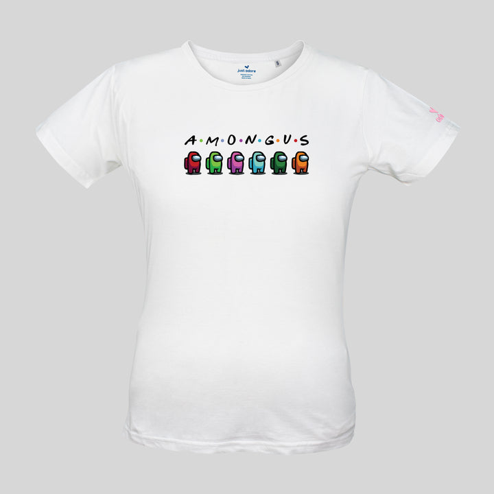 Among Us Friends Tshirt - Organic, Men & Women - Just Adore