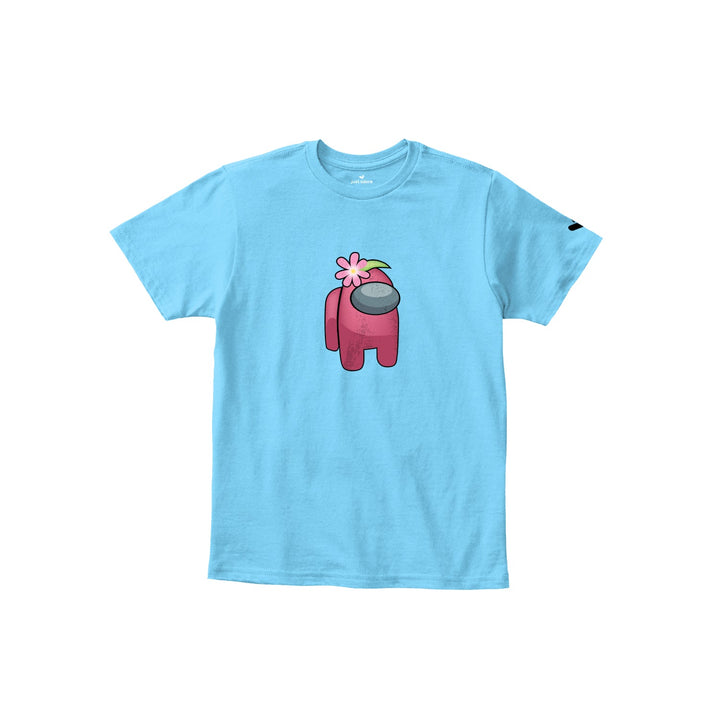 Among Us Flower Character Kids Tshirt - Just Adore