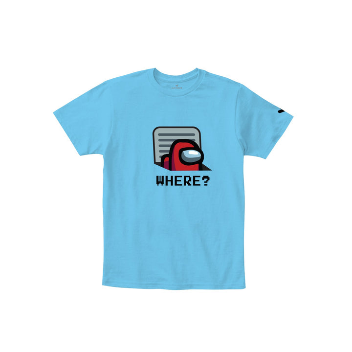 Among Us Where T-shirt - Kids - Just Adore