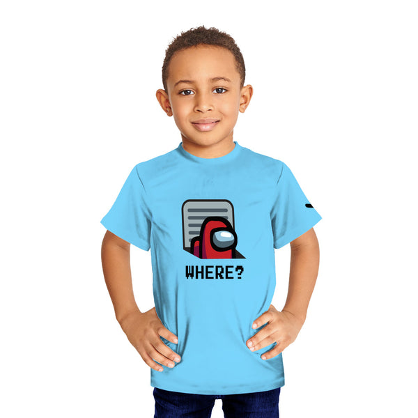 Among Us Where T-shirt - Kids - Just Adore