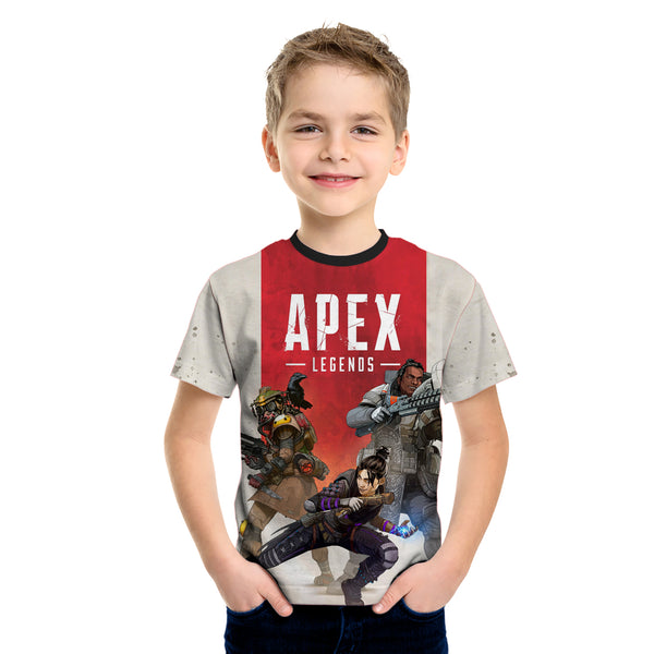 Apex Legends Battle Sublimation Printed Kids Tshirt - Just Adore